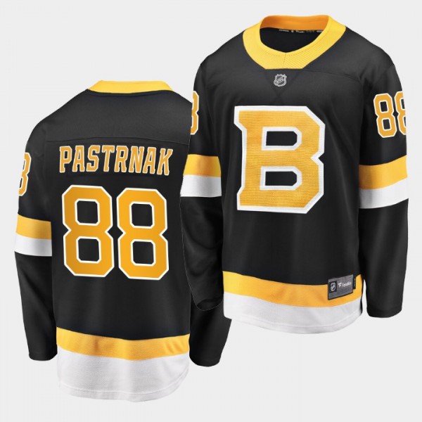 Bruins David Pastrnak #88 Premier Breakaway 2019-20 Alternate Jersey Men's