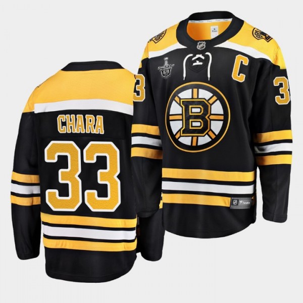 Zdeno Chara #33 Bruins Stanley Cup Playoffs 2019 B...