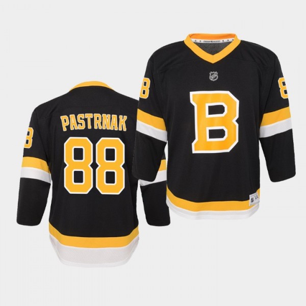 Youth Jersey David Pastrnak #88 Boston Bruins Repl...