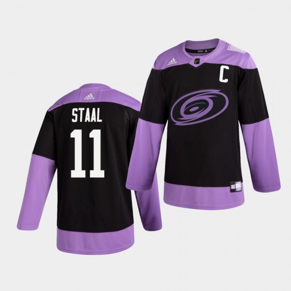Jordan Staal #11 Hurricanes Hockey Fights Cancer P...