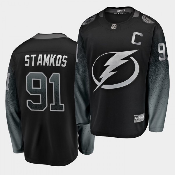 Lightning Steven Stamkos #91 Fanatics Branded 2019 Alternate Jersey Men's
