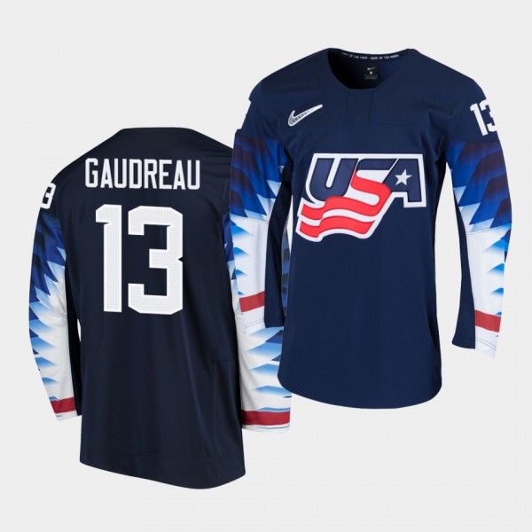 Johnny Gaudreau #13 IIHF World Championship 2019 Men's Jersey