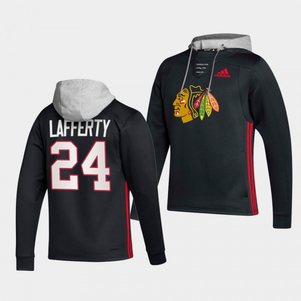 Chicago Blackhawks Sam Lafferty Skate Black Lace-u...