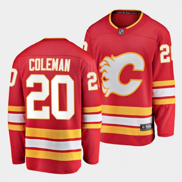 Blake Coleman Flames Home Player Jersey Red