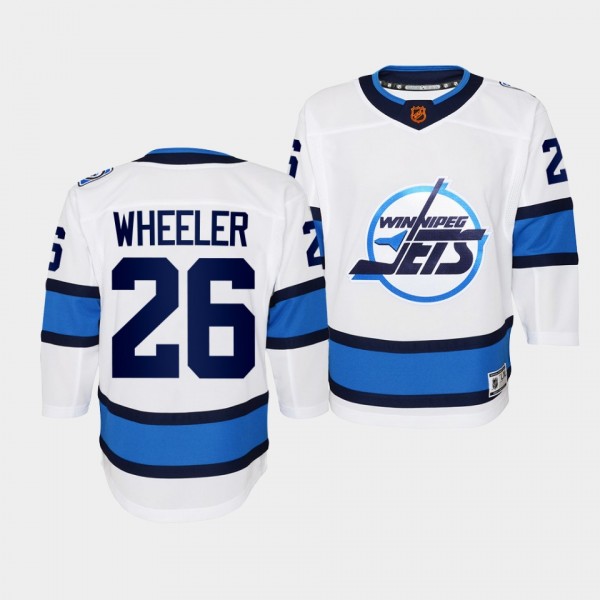 Youth Blake Wheeler Jets White Special Edition 2.0...