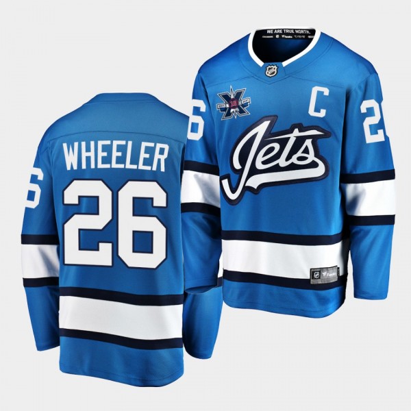 Blake Wheeler Winnipeg Jets 2020-21 10th Anniversa...