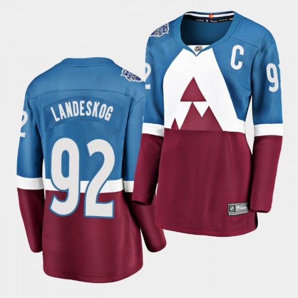 Gabriel Landeskog #92 Avalanche 2020 Stadium Serie...