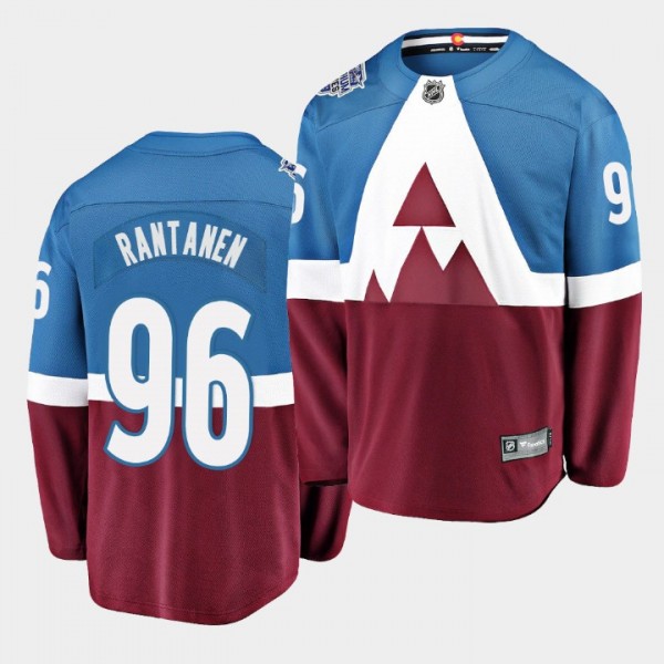 Mikko Rantanen #96 Avalanche 2020 Stadium Series B...