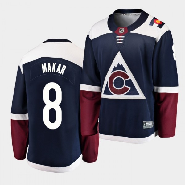 Cale Makar #8 Avalanche Alternate Breakaway Jersey...