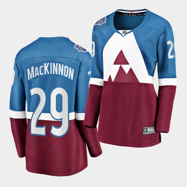 Nathan MacKinnon #29 NHL Avalanche 2020 Stadium Series Breakaway Player Jersey Women's