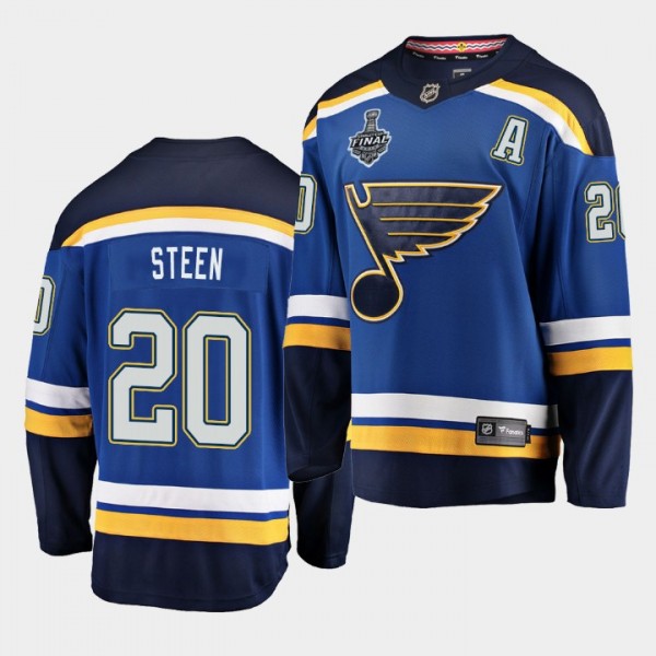Alexander Steen #20 Blues Stanley Cup Final 2019 H...