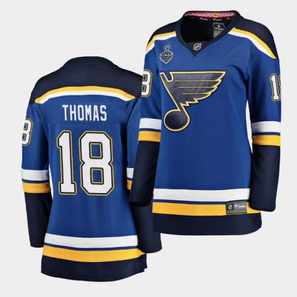 Robert Thomas #18 Blues Stanley Cup Final 2019 Hom...