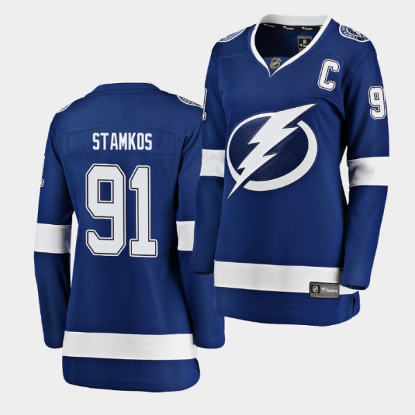 Lightning Steven Stamkos #91 Breakaway Home Jersey...