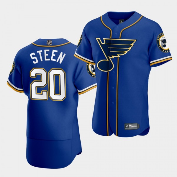Alexander Steen St. Louis Blues 2020 NHL X MLB Cro...