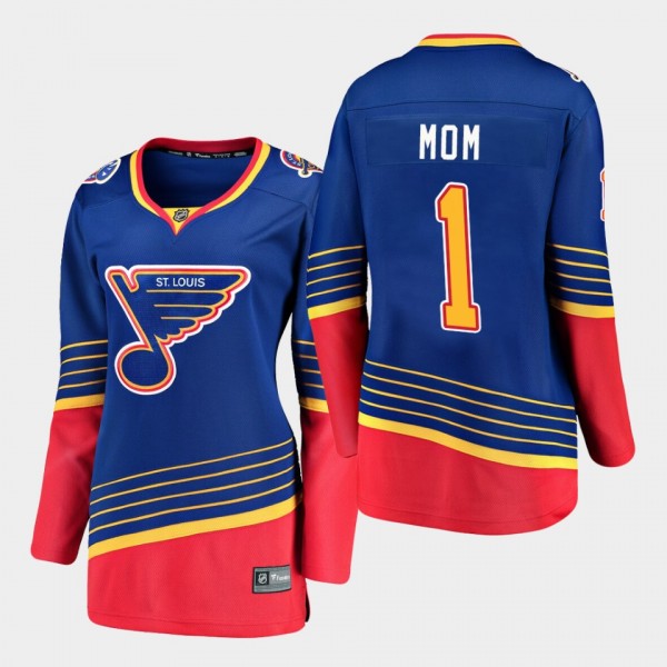 Blues 2021 Mothers Day NO.1 Mom Women Jersey