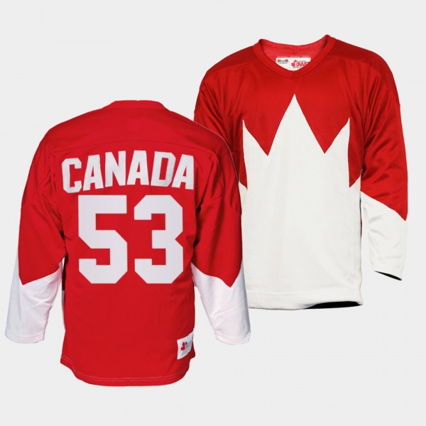 Bo Horvat Canada Hockey Summit Series Red Jersey #53 Replica
