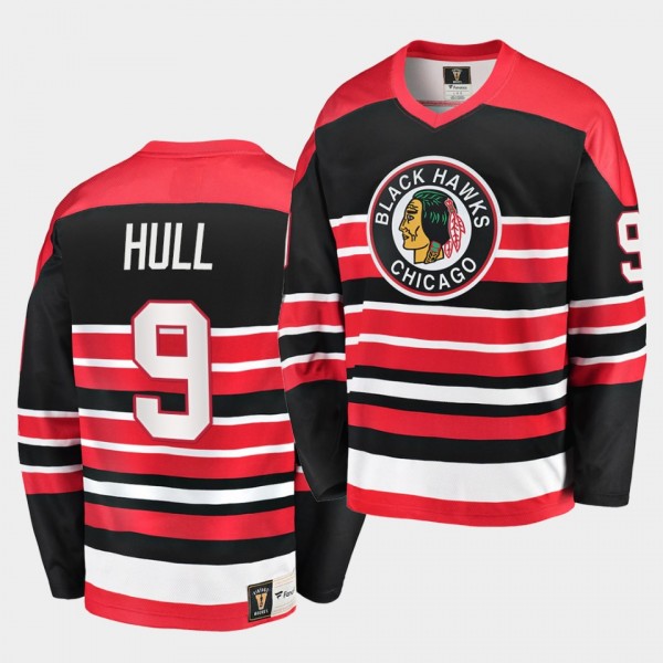 Bobby Hull #9 Chicago Blackhawks Heritage Vintage ...