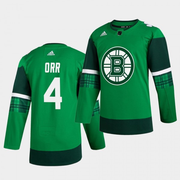 Bobby Orr Bruins 2020 St. Patrick's Day Green Auth...