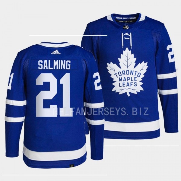 Borje Salming Toronto Maple Leafs Authentic Blue #...