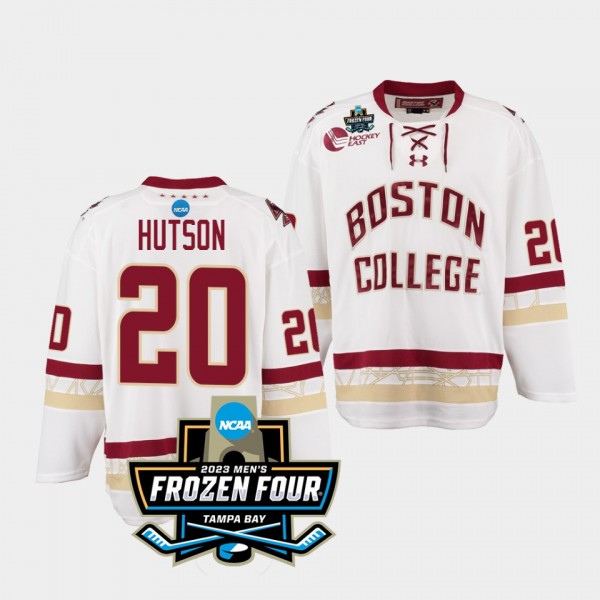 Boston University Lane Hutson 2023 NCAA Frozen Fou...
