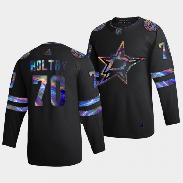 Dallas Stars Braden Holtby Iridescent Holographic ...