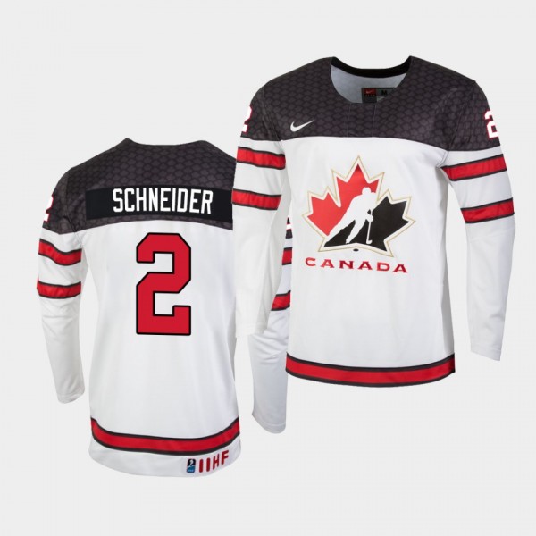 Canada Team Braden Schneider 2021 IIHF World Champ...