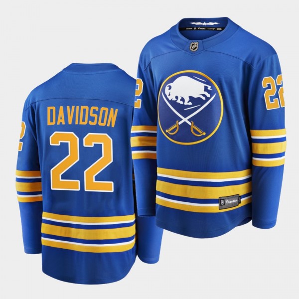Brandon Davidson Buffalo Sabres 2020-21 Home Men R...