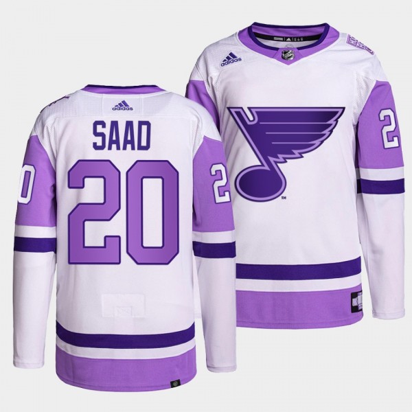 St. Louis Blues Brandon Saad HockeyFightsCancer Je...