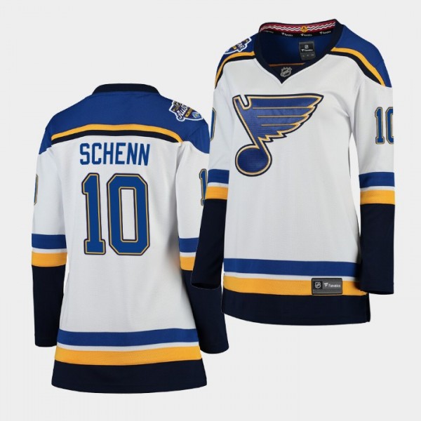 Brayden Schenn Blues #10 Away Breakaway 2020 NHL A...