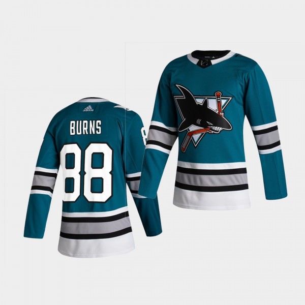 Brent Burns #88 Sharks 2020-21 30th Anniversary He...