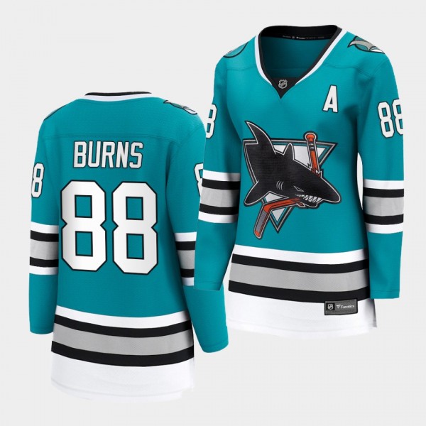 Brent Burns Sharks #88 2020-21 30th Anniversary He...