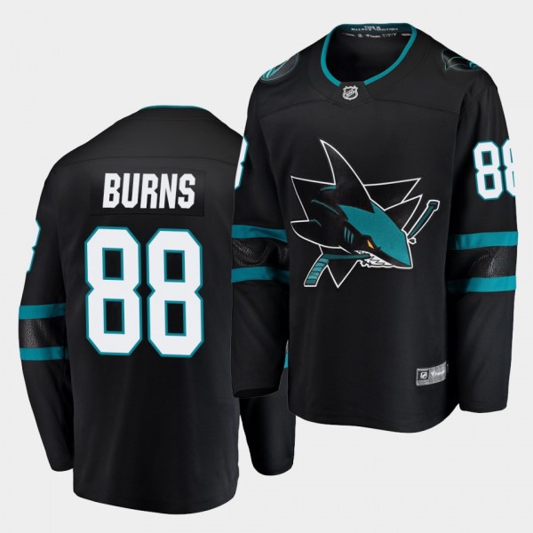 Brent Burns #88 Sharks Fanatics Branded Alternate ...