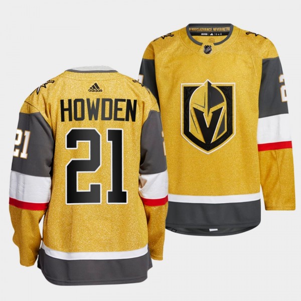 Vegas Golden Knights 2022-23 Home Brett Howden #21 Gold Jersey Authentic