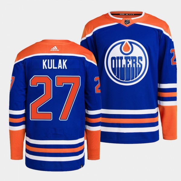 Edmonton Oilers 2022-23 Authentic Home Brett Kulak...