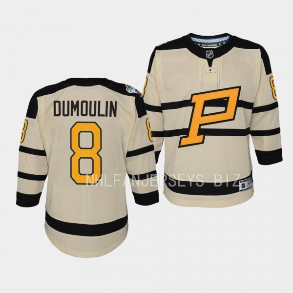 Pittsburgh Penguins Brian Dumoulin 2023 Winter Classic Cream #8 Youth Jersey