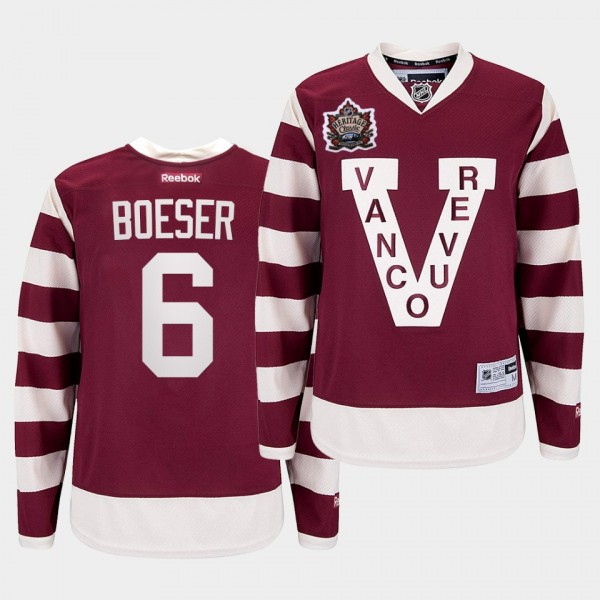 Brock Boeser Vancouver Canucks Heritage Classic Bu...