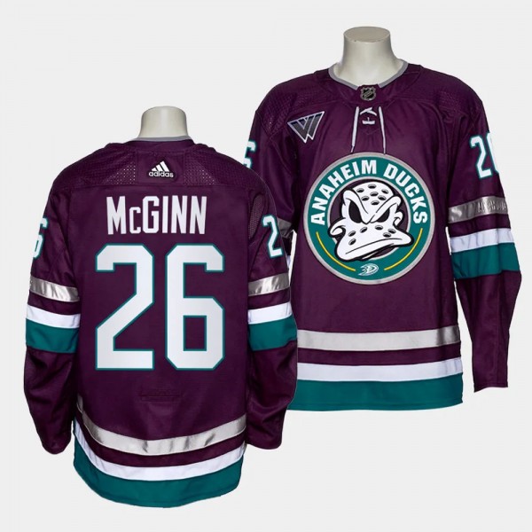 Brock McGinn Anaheim Ducks 2023-24 30th Anniversar...