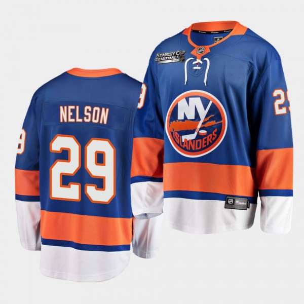 Brock Nelson #29 Islanders 2021 Stanley Cup Semifi...