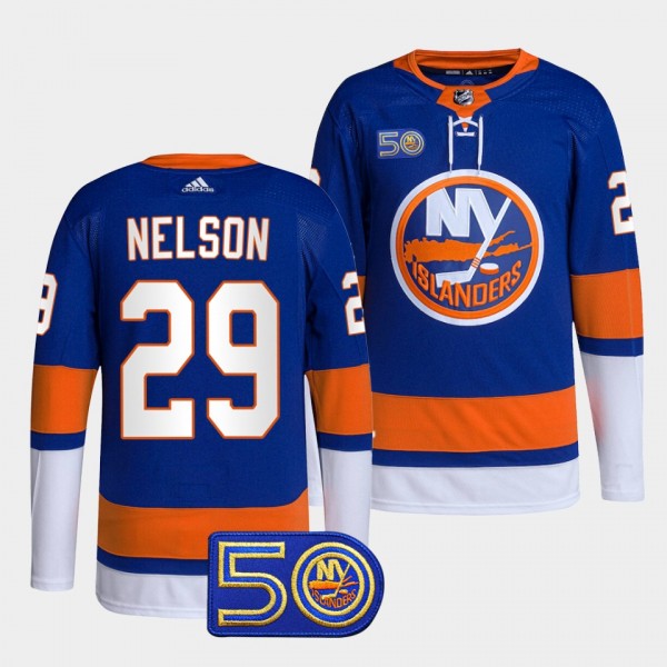 New York Islanders 50th Anniversary Brock Nelson #...