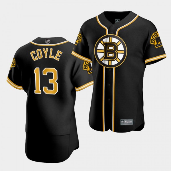 Charlie Coyle Boston Bruins 2020 NHL X MLB Crossov...