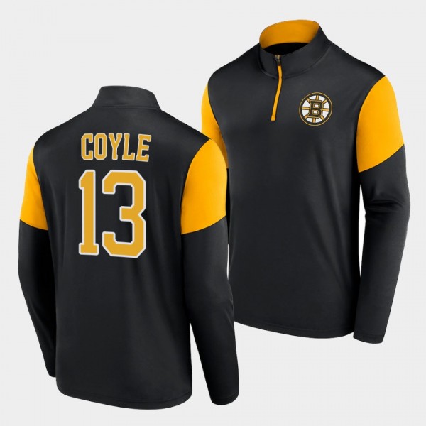 Boston Bruins Charlie Coyle Lightweight Jacket Bla...