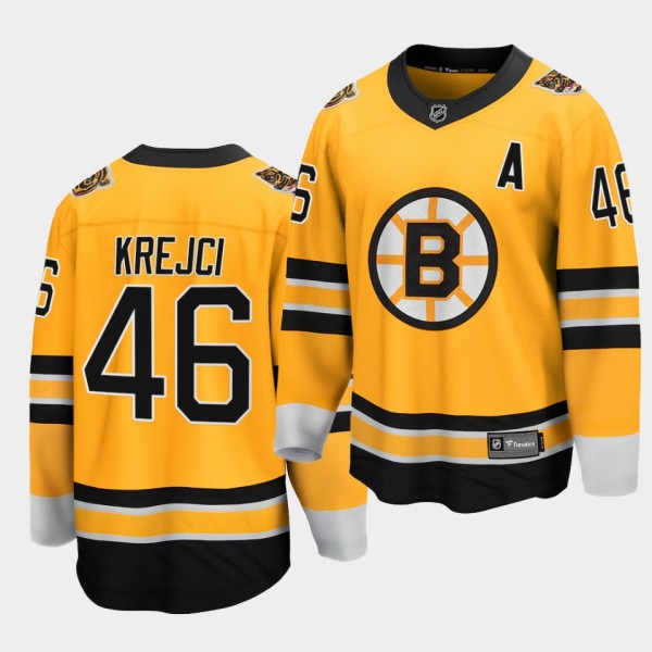 David Krejci Boston Bruins 2021 Special Edition Go...