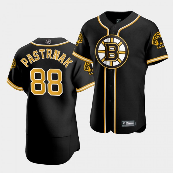 David Pastrnak Boston Bruins 2020 NHL X MLB Crosso...