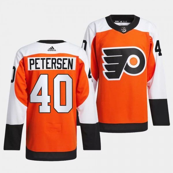 Cal Petersen #40 Philadelphia Flyers 2023-24 Authentic Burnt Orange Jersey Home