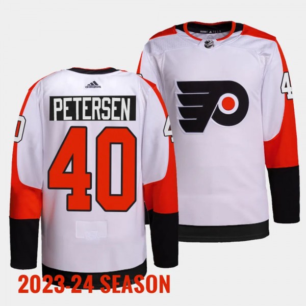 Cal Petersen Philadelphia Flyers 2023-24 Away Whit...