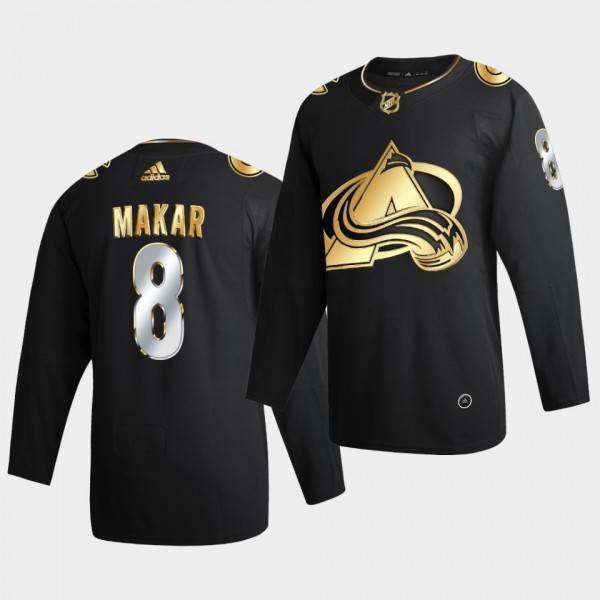 Colorado Avalanche Cale Makar 2020-21 Golden Edition Limited Authentic Black Jersey