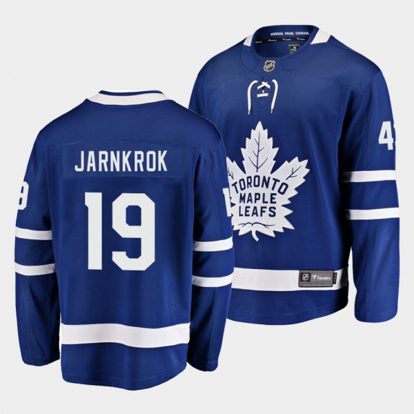 Calle Jarnkrok Toronto Maple Leafs 19 Home Blue Br...