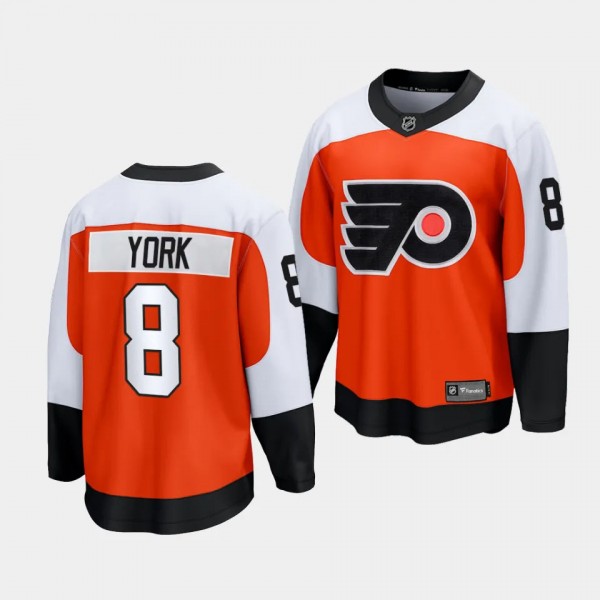 Philadelphia Flyers Cameron York 2023-24 Home Burn...