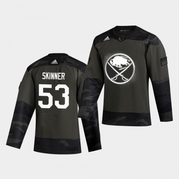 Jeff Skinner #53 Sabres 2019 Veterans Day Authenti...