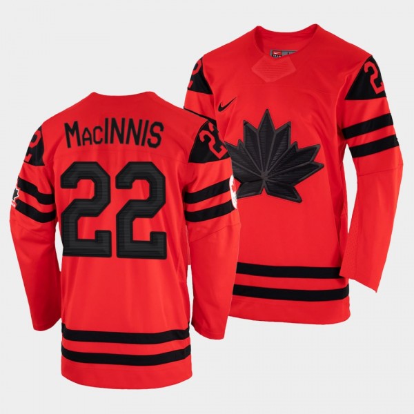 Canada Hockey 22 Al MacInnis Jersey Red 2002 Winte...